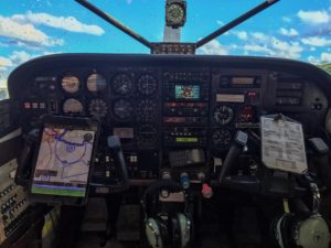 Cessna 206 Cockpit